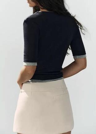 Мини юбка женская zara 2
