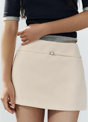 Мини юбка женская zara 3