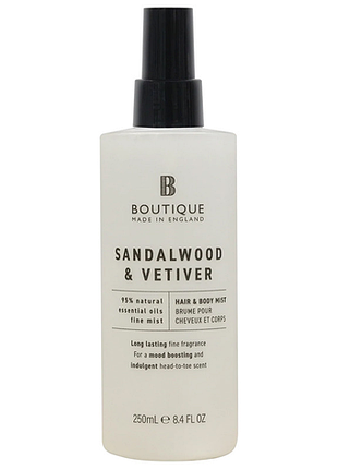 Міст для тіла та волосся sandalwood&vetiver boutique, 250 мл