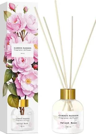Аромадиффузор бархатная роза esse garden passion, 100 мл