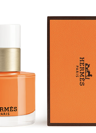 Hermes лак для ногтей 33 orange boñte les mains hermès nail enamel