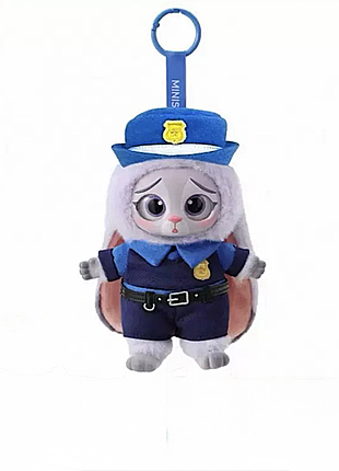 Іграшка-брелок джуді гопс полісмен зоотрополіс, judy hopps, zootopia, 15 см