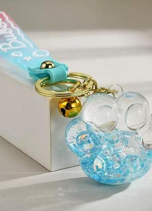 Брелок лапка "bubble" блакитна