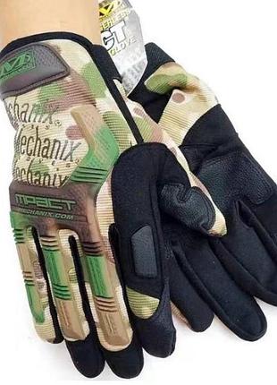 Рукавиця тактична утеплена mechanix зима ❄️ мультикам