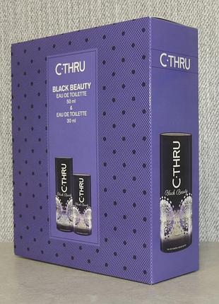 Sarantis c-thru black beauty подарочный набор для женщин