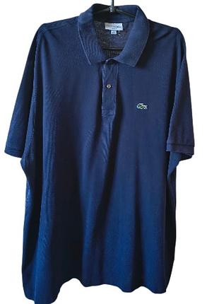 Оригинальное мужское поло lacoste classic fit (l.1212) - размер fr 9 / us 4xl (темно-синий)