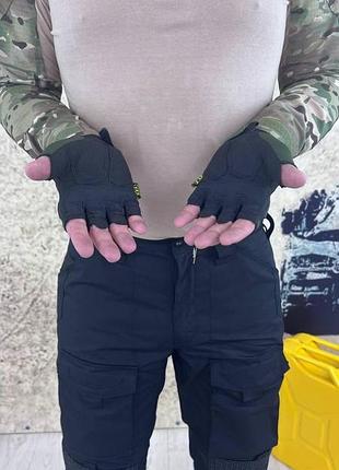 Перчатки тактические беспалые mechanix усиленная 2