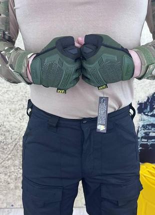 Перчатки тактические беспалые mechanix усиленная 5