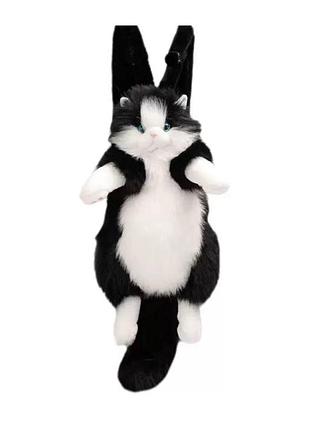 Плюшевий рюкзак у формі кота