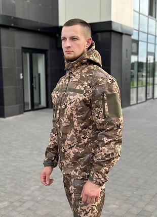 Костюм піксель софтшел b&l батали 3