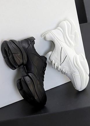 Кроссовки "mirrai", экокожа 2