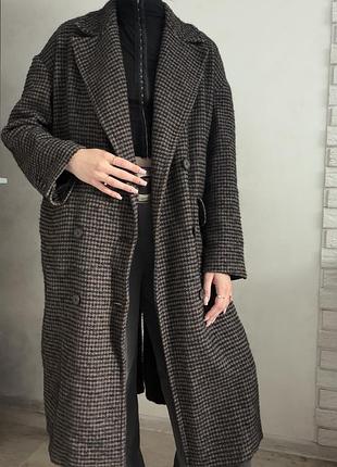 Пальто в принт zara 2