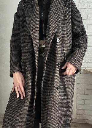 Пальто в принт zara 4