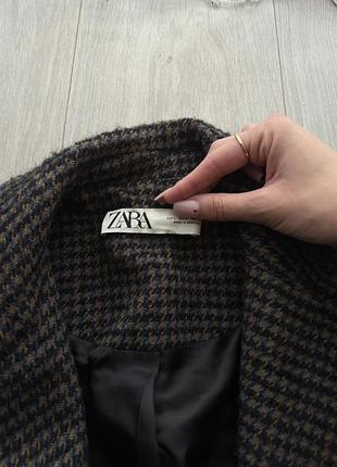 Пальто в принт zara 6