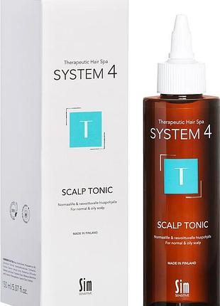 Тонік для стимуляції росту волосся "t" scalp tonic system 4, 150 мл