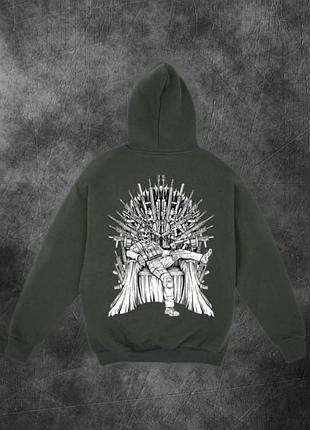 Худи милитари трон цвет хаки, размеры s-xxl
