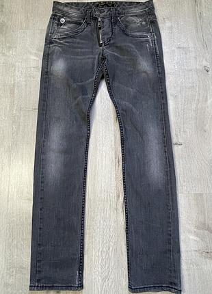 Takeshy kurosawa джинси чоловічі made in italy , w32,сірий колір