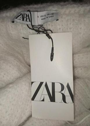 Теплый свитер zara,новый 6