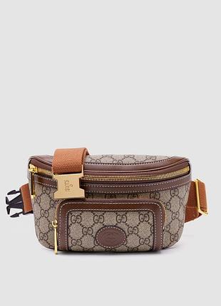 💎 gucci belt bag with interlocking g 22 х 13 х 7 см