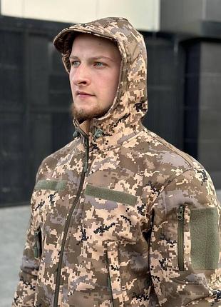 Костюм пиксель софтшелл b&l баталы 4