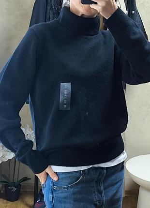 Шерстяной гольф, водолазка uniqlo с высоким воротником (унисекс) 478542
