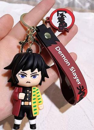 Брелок клинок, що знищує демонів (demon slayer) ренґоку кьоджуро (kyojuro rengoku)