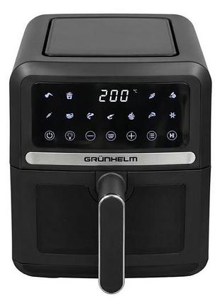 Мультипечь аэрогриль grunhelm gaf5000 5 л 1500 вт, новый