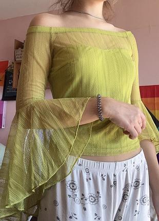 Guess кофтинка без плечей