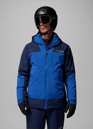 Высокотехнологичная куртка columbia cirque bowl jacket (размер large, цвет collegiate navy/mountain blue)