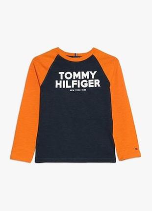 Tommy hilfiger 176см лонгслив реглан