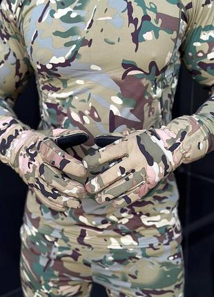 Рукавиці палі мультикам softshell 7