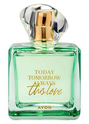 Парфюмна вода avon tta this love вода 50 мл
