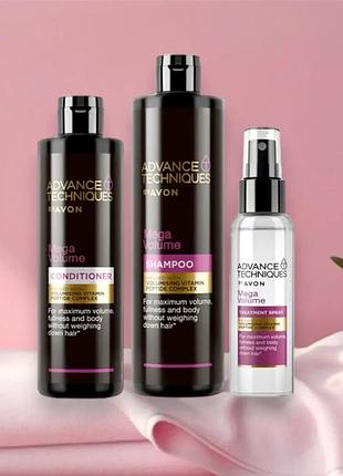 Набор для волос «мега объем» avon advance technologies mega volume