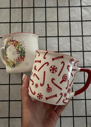Чашки новорічні 🎄 4