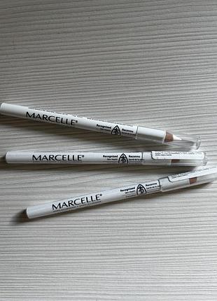 Водостійкий каял / олівець для очей marcelle khol eyeliner (white)