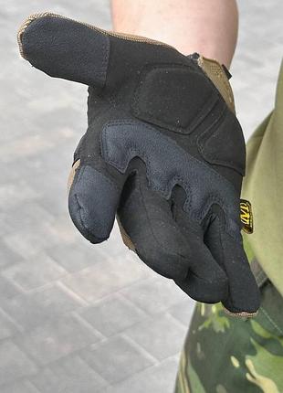 Перчатки палые койот mechanix m-pact 2