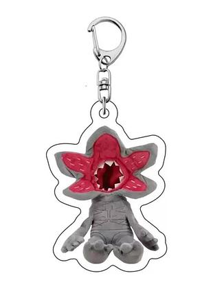 Акриловий брелок демогоргон дивні дива, demogorgon stranger things