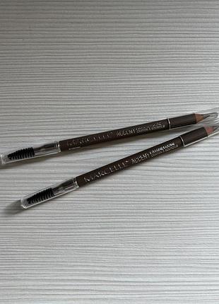 Пудровий олівець для брів із щіточкою marcelle accent eyebrow crayon (відтінок blondine)