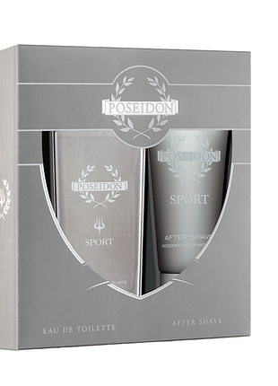 Подарочный парфюмированный набор мужской instituto español poseidon sport daily skin care
