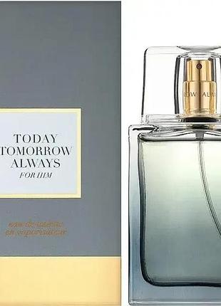 Чоловіча туалетна вода avon tta today tomorrow always for him 75 мл