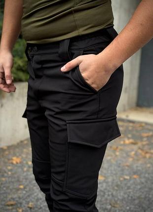 Штани soft shell посилені black viking ✅ 3