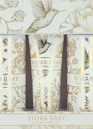 Набор гель для душа, лосьон для тела, крем для рук velvet romance vivian gray (2х250 мл/75 мл)