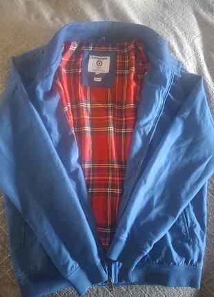 Синяя мужская куртка-харингтон (harrington jacket) от бренда lambretta
