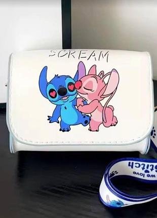 Сумка стич белая stitch