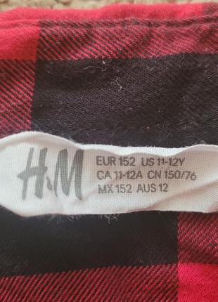 Рубашка в клетку для парня h&amp;m 3