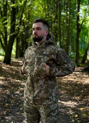 Костюм пиксель софтшелл military 8