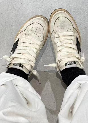 Кеди golden goose білі lux 43 5