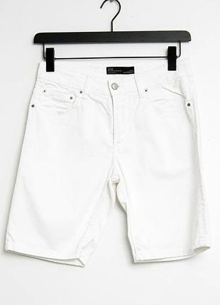 Шорти котонові чоловічі білі zara, розмір xl-xxl