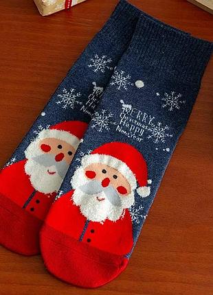 Рождественские носки с сантой, merry christmas