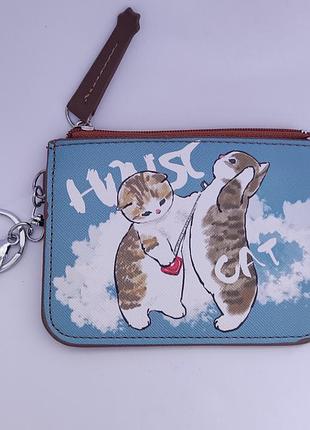 Гаманець монетниця котики